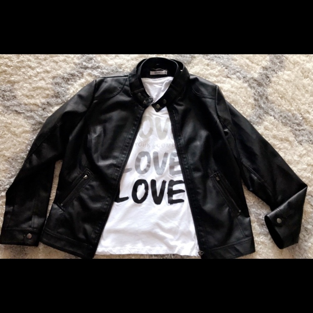 Leather Moto Jacket